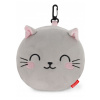 Legami Cestovný vankúšik s maskou na spanie Legami Travel Pillow With Sleep Mask - My Travel Buddy - Kitty