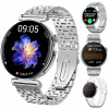 Inteligentné hodinky JG Smart Kardiowatch Glukóza EKG Amoled Poľské Menu JS02 strieborné