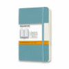 Zápisník Moleskine - mäkké dosky, S, linajkový - tyrkysový