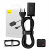 Sieťová nabíjačka Baseus GaN3 Pro, 2x USB-C, 2x USB, 65 W (čierna)