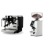 Rocket Espresso Bicocca, black + Eureka Mignon Specialita Smart, CR white