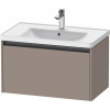 DURAVIT Ketho 2 závesná skrinka pod umývadlo, 1 zásuvka, 784 x 455 x 440 mm, bazalt matný, K25083043430000