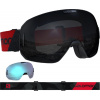 SALOMON lyžařské brýle S/MAX black/red/solar black 20/21