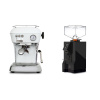 Ascaso Dream ONE, Cloud White + Eureka Mignon Perfetto, BL black