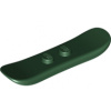 18746 Dark Green Snowboard Small (Tmavě zelený snowboard malý)