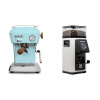 Ascaso Dream PID, Kid Blue + Rancilio STILE, white