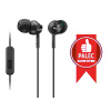 SONY slúchadlá MDR-EX110AP, handsfree, čierne (MDREX110APB.CE7)