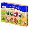 Detoa Drevené puzzle Čo kam patrí