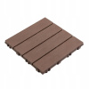PVC terasová plošina Eco Bronz 30 x 30 x 2 cm | podlaha na terasu Liderwood