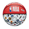 WILSON NBA ALL TEAM lopta - red/white Veľkosť: 7