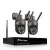 WiFi kamerový systém / Techage TA-8508W / 2x kamera 3MP / NVR / úložisko až 3TB Úložiště: NVR s úložištěm 1TB