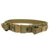 CONDOR OUTDOOR opasok taktický 5cm so sumkami na pišt. zásobník MULTICAM