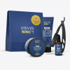 Steve's Old School Shaving Ultrabox – kompletná sada na holenie 4 v 1 s penou, kefkou, balzamom a kolínskou Tradičná holiaca sada • pena, štetec, balzam a kolínska voda