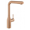 Grohe Essence - Páková drezová batéria s výsuvnou spŕškou, kefovaný Warm Sunset 30270DL0
