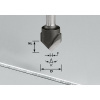 Drážkovacia fréza tvaru V HW S8 D18-90°/Alu FESTOOL