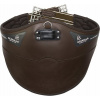 Podbřišník okopávací Studguard Gel & PVC ACAVALLO, tmavě hnědý Délka: 115 cm