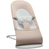 Baby Bjorn BabyBjorn Balance Soft - lehátko | Tkaný / Jersey béžovo-sivý