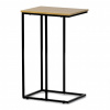 Autronic Odkládací stůl, MDF deska, dekor divoký dub, černý kov CT-G1040 OAK