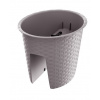 Kvetináč RATOLLA Railing Oval 300, mocca, na zábradlie
