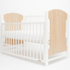 NEW BABY Detská postieľka MIA so sťahovacou bočnicou dub 125x65x90 drevený design
