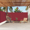 Vidaxl Výsuvná bočná markíza červená 160 x 600 cm