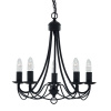 Searchlight 6345-5BK MAYPOLE, exkluzívny luster