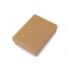 Škatuľka na šperky 7x9 cm - hnedá prírodná (12 ks)