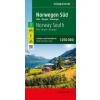 Norwegen Süd, Straßen- und Freizeitkarte 1:250.000, freytag & berndt