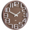 FUTURE TIME Dizajnové nástenné hodiny Future Time FT8010BR Numbers 30cm