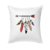 Indiánsky šíp - Vankúš 50x50 - 50x50 - Iba poťah ( Biela )
