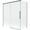Mexen Rox sprchová zásteny 2-krídlová zasúvacia 140 + 70 x 150 cm, priehľadná, gun metal - 8C9-140-070-95-00