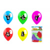Balón nafukovací Krtko 30cm,10ks,5motívov 8590331012930 Wiky