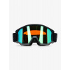 Lyžiarske okuliare Uvex Athletic FM - black matt dl/green lgl