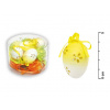 MFP vajíčka plast 4cm duhové dierky 12ks tuba S32510 2221010