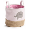 Zeller box slon ružový 25x25cm