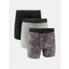 Under Armour Pánske boxerky M UA Perf Tech 6 palcov – 3 ks Šedé