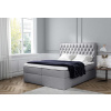 Čalúnená posteľ boxspring TOMIO + úložný priestor + vrchný matrac - jasmine 90 / 160x200