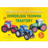 Jednoduchá vystřihovánka Zemědělská technika Traktory