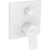 Hansgrohe Vivenis - Vaňová batéria pod omietku, biela matná 75415700