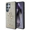 Guess PU Fixed Glitter 4G Metal Logo Samsung Galaxy S25 Ultra zlatá 57983124100