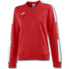 Joma Dámska tréningová mikina SWEATSHIRT CHAMPIONSHIP IV RED-WHITE WOMAN Veľkosť: XXL