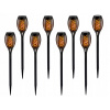 Solárne svietidlá - 8 x Torch 50cm Solárna lampa 12 LED plamene (Solárne svietidlá - 8 x Torch 50cm Solárna lampa 12 LED plamene)