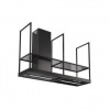 Odsávač pár Faber T-SHELF BK MATT A180 čierny