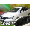 Deflektory predné pre SKODA Rapid, 2012-