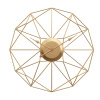 Dizajnové nástenné hodiny Modena Gold 60cm