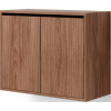Závesná skrinka New Works s 2 dvierkami, 62 cm, orechové drevo