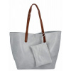 Dámská kabelka shopper bag Herisson svetlo šedá H8805