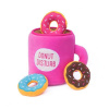 ZippyPaws Burrow interaktívna Donuty s kávou 20 cm
