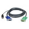 ATEN 2L-5202U KVM kábel Čierna 1,8 m (2L-5202U)