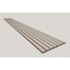 Dekoračný 3D lamelový Akustic panel 265x30x2,4cm Filc MDF Dub Charlest lamela CPL Betón Sv 3D-F-CPL-BET-DCH